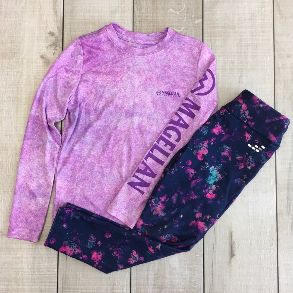 Activewear Long Sleeve Tee & Leggings Bundle
